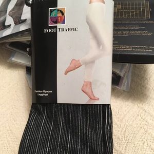Foot Traffic Fashion Opaque Leggings